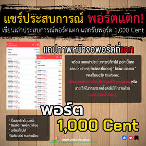 แชร์ประสบการณ์พอร์ตแตก